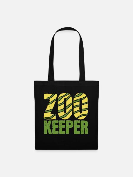 Zoo Keeper Tierpfleger - Stoffbeutel - Schwarz