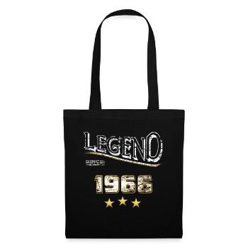 Légende depuis 1966 / légende depuis 1966 / légendaire - Sac en tissu - noir - Devant