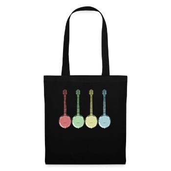 Banjo - Sac en tissu - noir - Devant