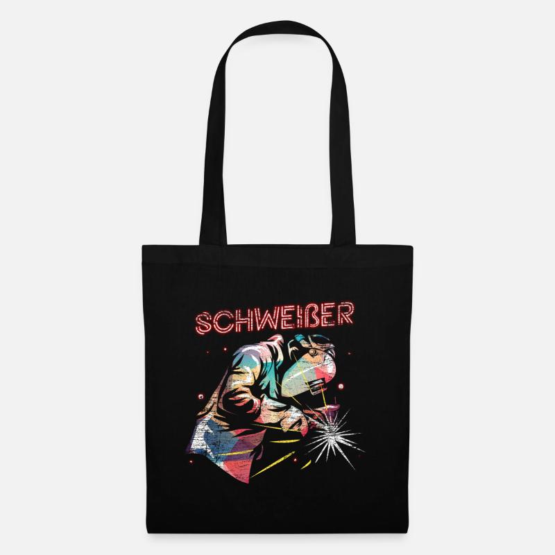 Schweißer - Stoffbeutel - Schwarz