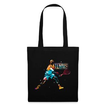 Tennis sport - Tote Bag - black - Front