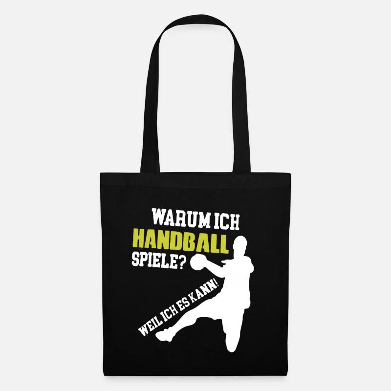 Handball Handballer Handball Geschenkidee - Stoffbeutel - Schwarz
