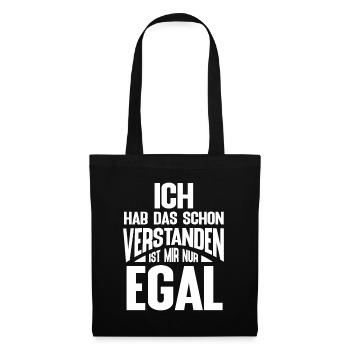 Teenager Geburtstag Weihnachten Sarkasmus Geschenk - Stoffbeutel - Schwarz - Vorne