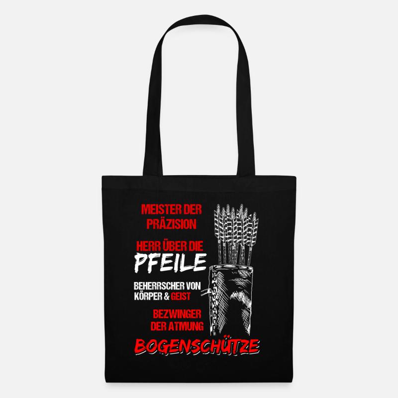 Archer - maître de la précision disant - Sac en tissu - noir
