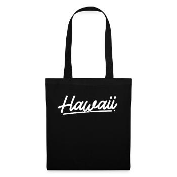 Hawaï - Sac en tissu - noir - Devant
