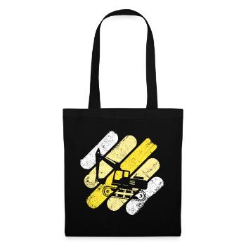 Excavator - Tote Bag - black - Front