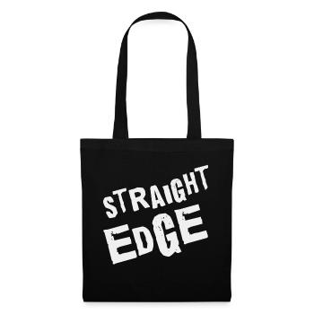 Rébellion avec des principes – Straight Edge Punk - Sac en tissu - noir - Devant