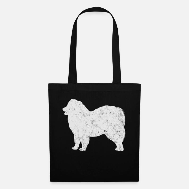 Samoyed Samoyed propriétaire de chien - Sac en tissu - noir