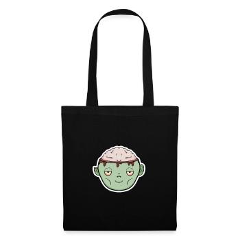 Zombie Brain in a Mug - Tote Bag - black - Front