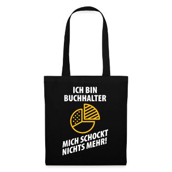 BUCHHALTER - Stoffbeutel - Schwarz - Vorne