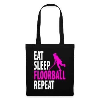 Floorball - Tote Bag - black - Front