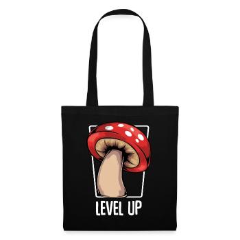 Conception de champignons de niveau supérieur - Sac en tissu - noir - Devant