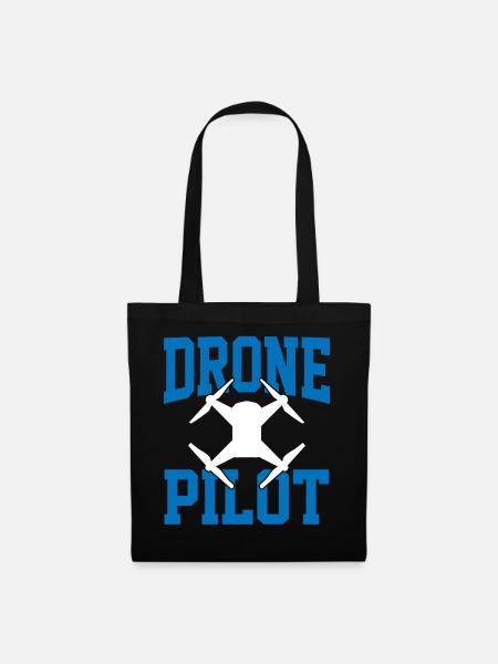 Drohnenpilot - Stoffbeutel - Schwarz