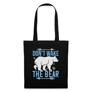 Don't Wake Up the Bear Design - Tote Bag - black - Front