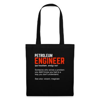 Petroleum Engineer Petroleum Engineer Gift - Tote Bag - black - Front