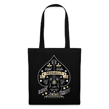 Rockabilly Vintage Rock N Roll Music Sock Hop - Tote Bag - black - Front