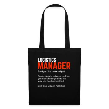 Logistics manager logistics manager gift - Tote Bag - black - Front