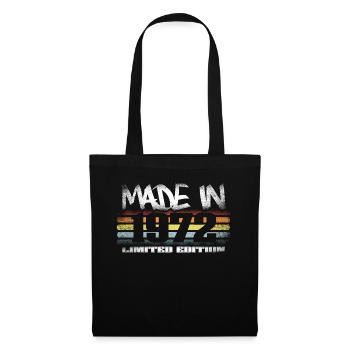 Made In 1972 Limited Edition - Pour le 48e anniversaire - Sac en tissu - noir - Devant