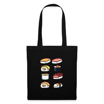 Liste Sushi Maki - Sac en tissu - noir - Devant