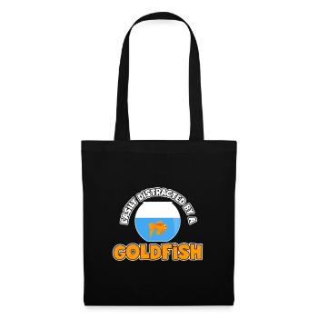 Easily distracted by a goldfish - aquarium - Tote Bag - black - Front