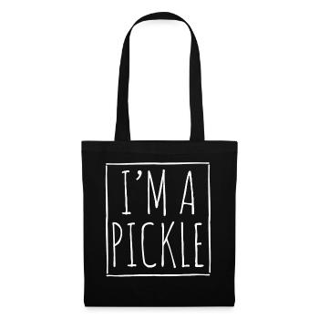 I am a cucumber cucumber vegan vegetarian - Tote Bag - black - Front
