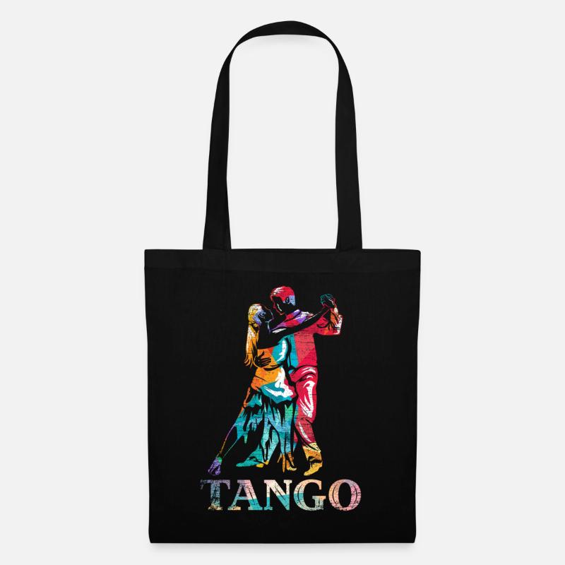 Tango-Tanz - Stoffbeutel - Schwarz