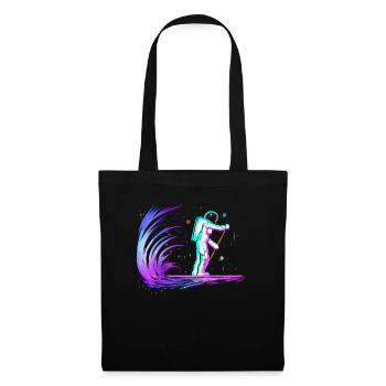 Stand Up Paddle Astronaut Space - Conception de SUP - Sac en tissu - noir - Devant