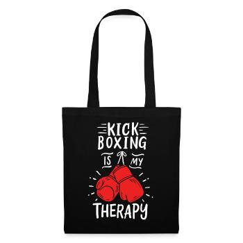 Kickboxing kickboxeur - Sac en tissu - noir - Devant