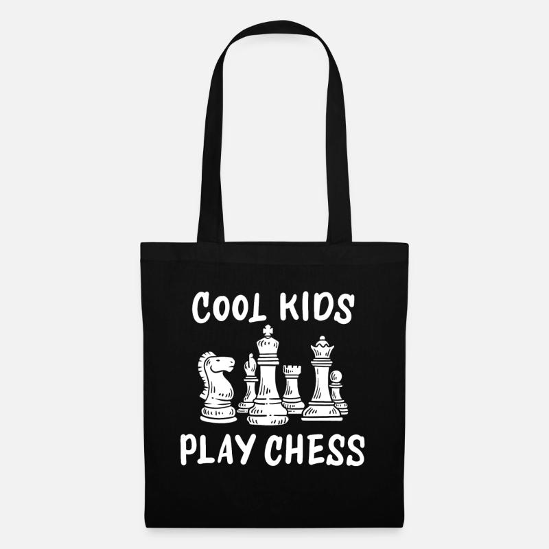 Échecs - Sac en tissu - noir