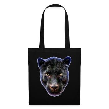 Aurora Panther Portrait Tee - Tote Bag - black - Front