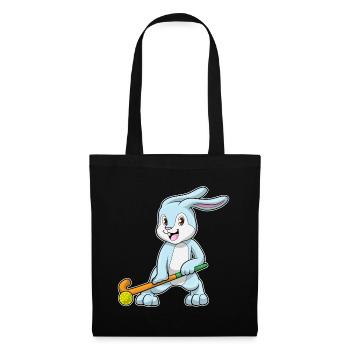 Crosse de hockey sur gazon Rabbit - Sac en tissu - noir - Devant