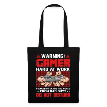 Joueur - Sac en tissu - noir - Devant