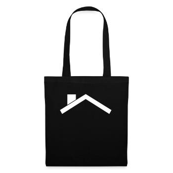 Toit - Sac en tissu - noir - Devant