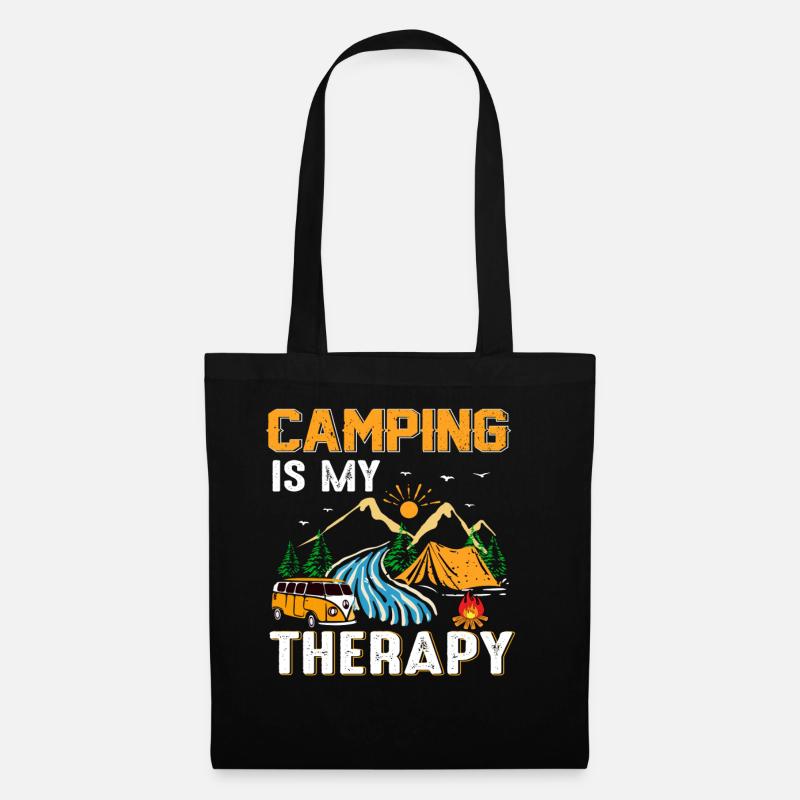 camping - Tote Bag - black