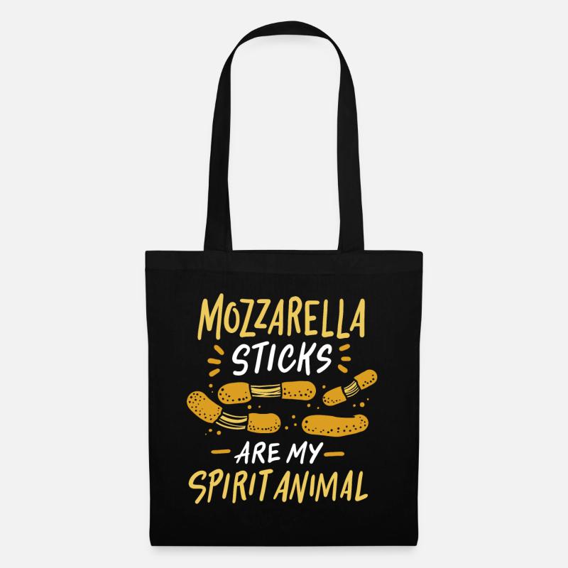 Mozzarella Stick - Stoffbeutel - Schwarz