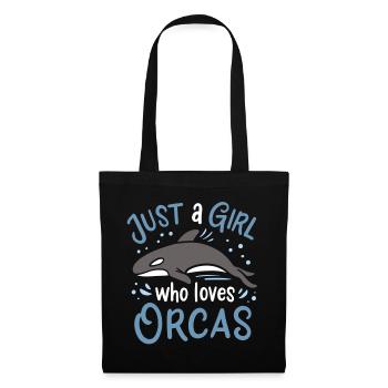 Orcas Orca lovers - Tote Bag - black - Front