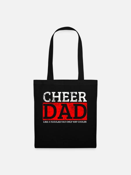 Cheer Dad Cherleader - Stoffbeutel - Schwarz