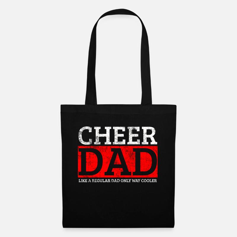 Cheer Dad Cherleader - Stoffbeutel - Schwarz
