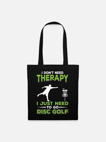 Disc Golf - Stoffbeutel - Schwarz