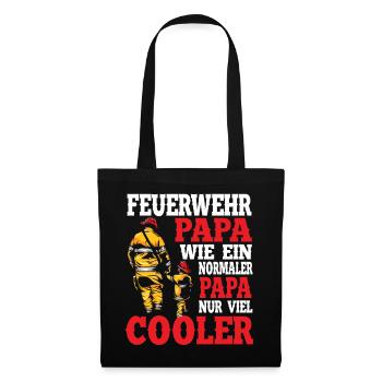 Firefighter Dad Father - Tote Bag - black - Front