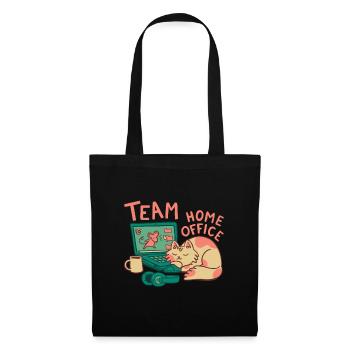 Équipe Home office chat Travail Travail Bureau - Sac en tissu - noir - Devant