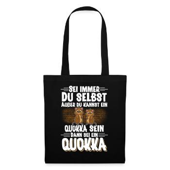 Quokka - Tote Bag - black - Front