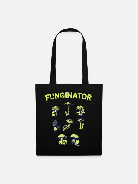 Fonginateur Champignons Champignons Champignons Cuedeur champignons - Sac en tissu - noir