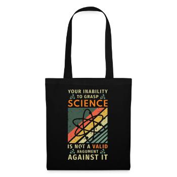 Scientifique Vérité Conspiration Drôle - Sac en tissu - noir - Devant
