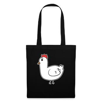 Rooster Chicken - Tote Bag - black - Front