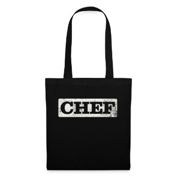 Chef Cook Hobby Chef - Tote Bag - black - Front