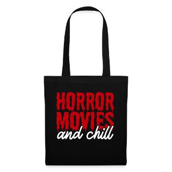 Films d’horreur - Sac en tissu - noir - Devant