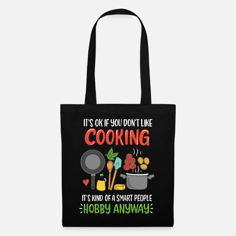 Cuisson Cuisinier Cuisinier - Sac en tissu - noir
