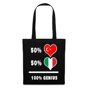 Italy and Turkey awesome / gift - Tote Bag - black - Front