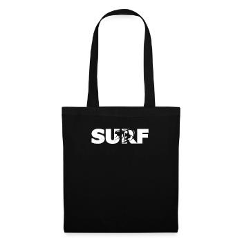 Surf surfeurs surfeurs - Sac en tissu - noir - Devant